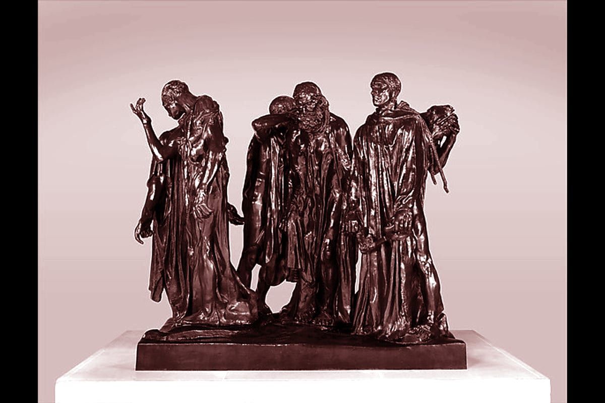 Portada del archivo: The Burghers of Calais, de Auguste Rodin