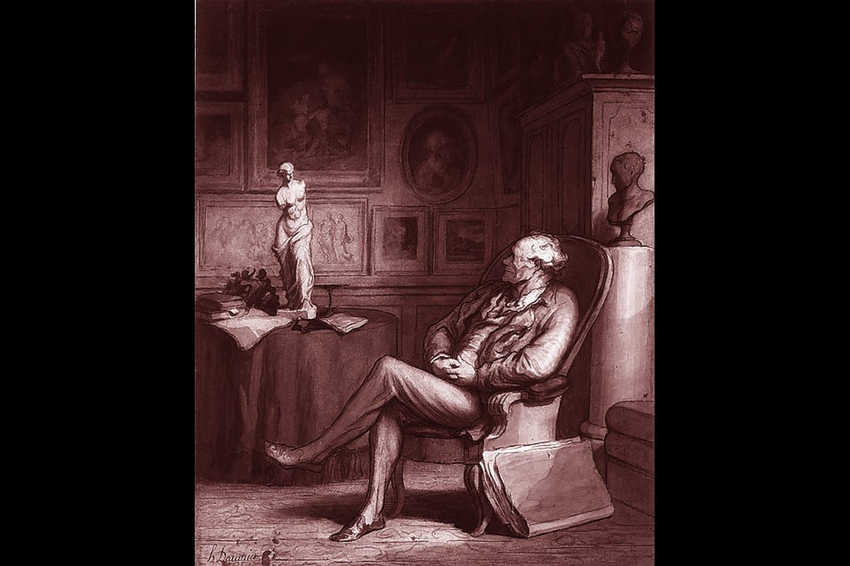 Portada del archivo: The Connoisseur, de Honoré Daumier