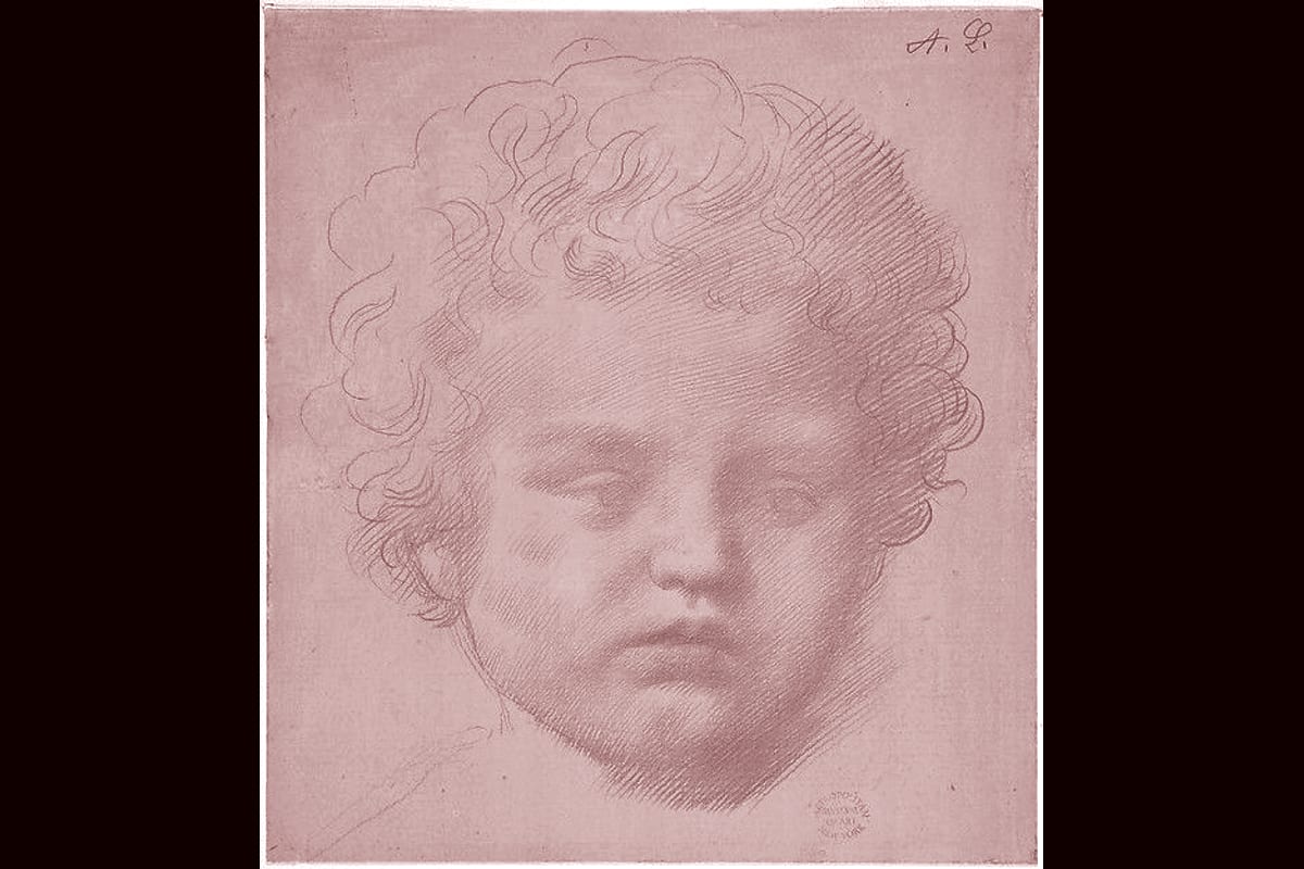 Portada del archivo: Study of a Head, de Alphonse Legros