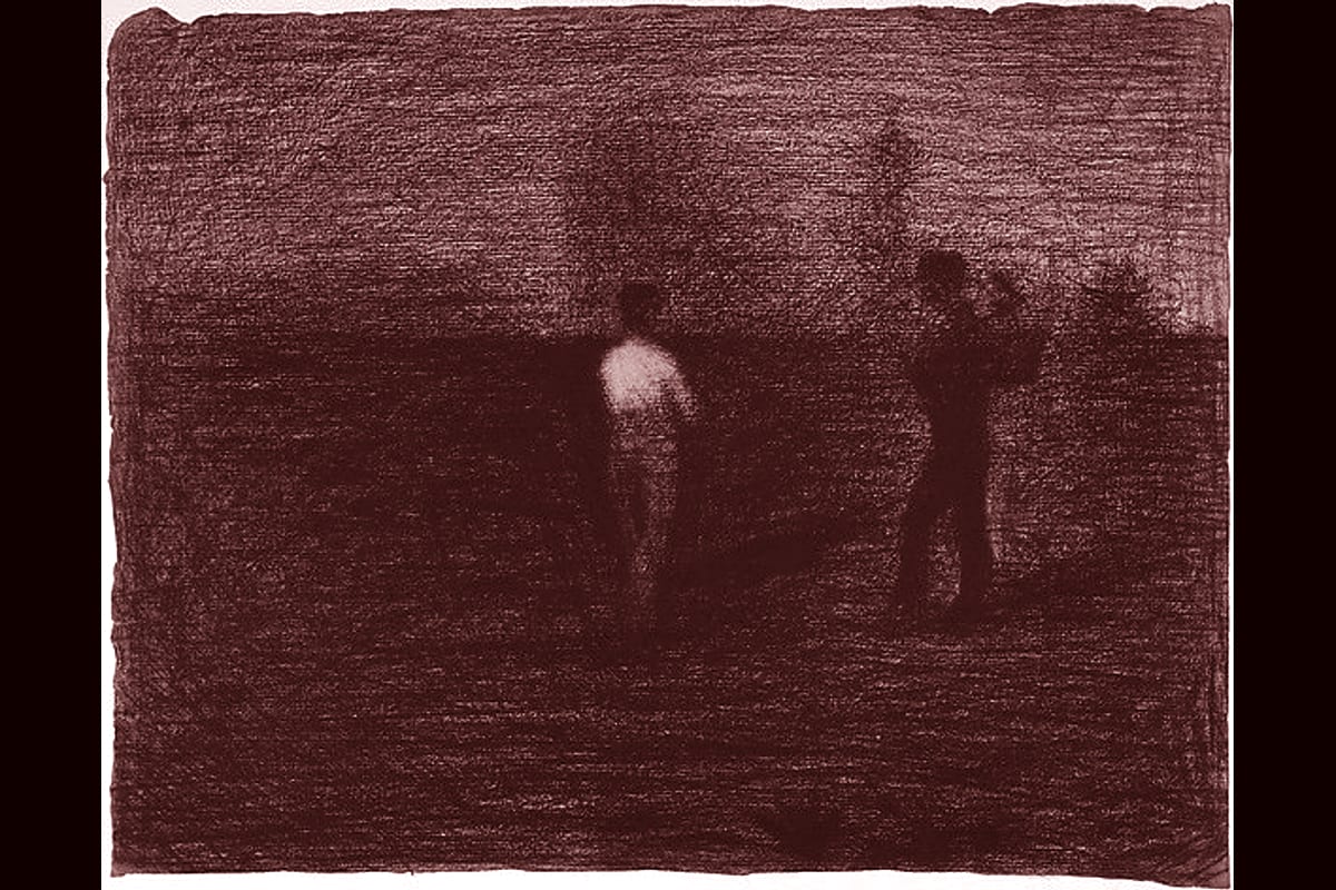 Portada del archivo: Peasants, de Georges Seurat