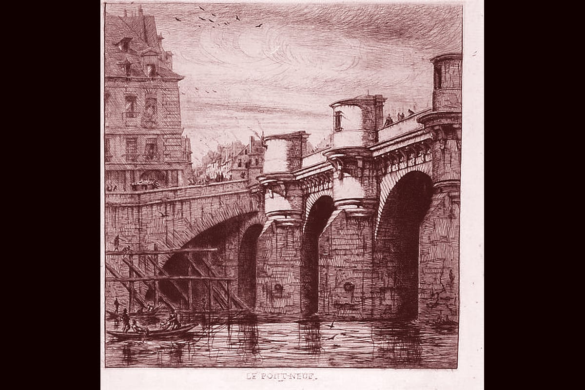 Portada del archivo: Pont-Neuf, Paris, de Charles Meryon