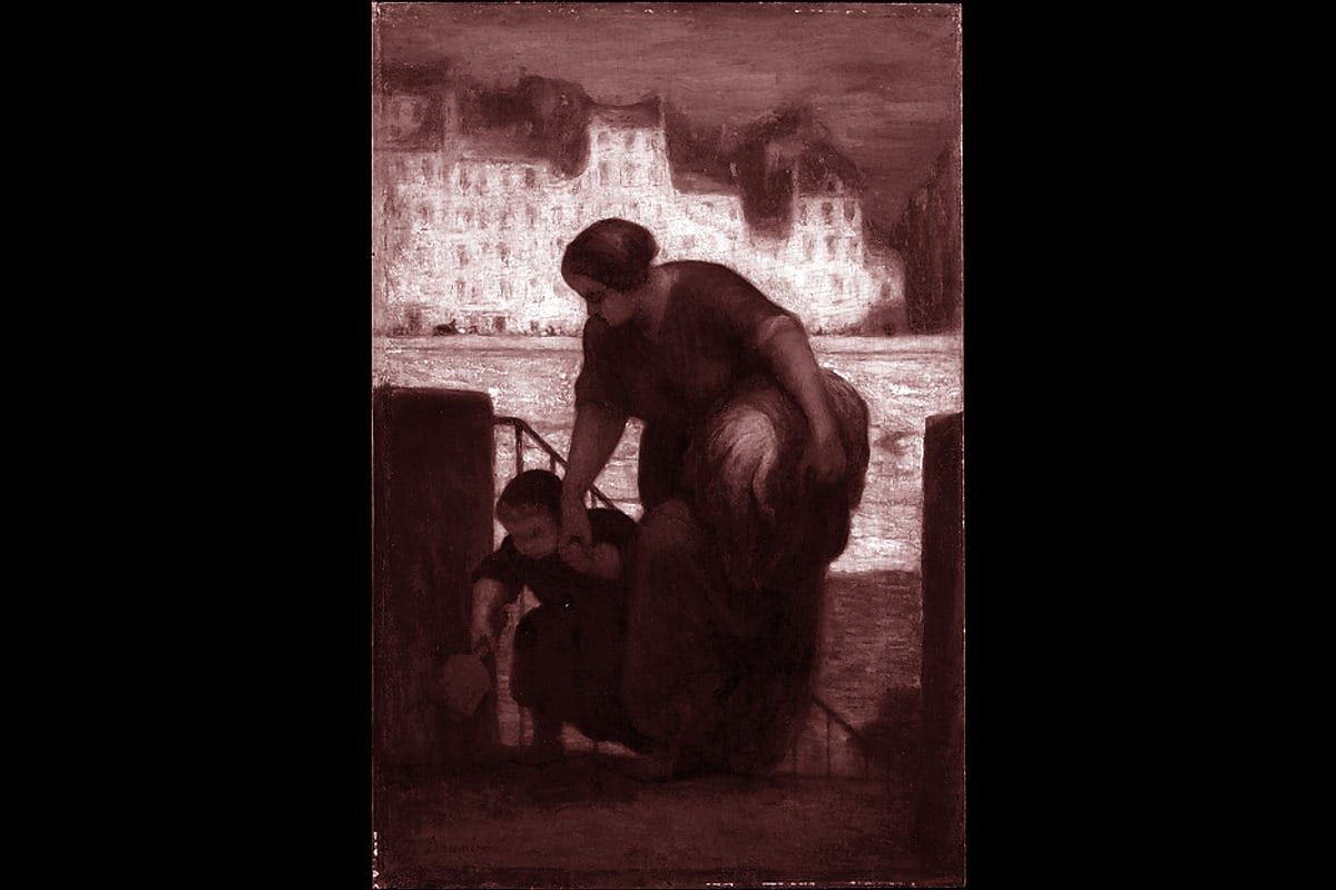 Portada del archivo: The Laundress, de Honoré Daumier