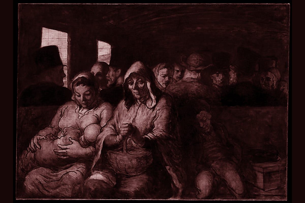 Portada del archivo: The Third-Class Carriage, de Honoré Daumier