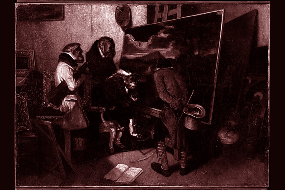 Portada del archivo: The Experts, de Alexandre-Gabriel Decamps