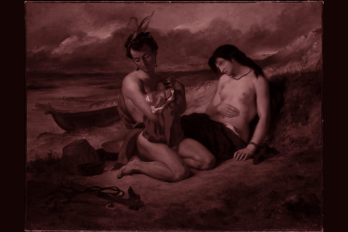 Portada del archivo: The Natchez, de Eugène Delacroix