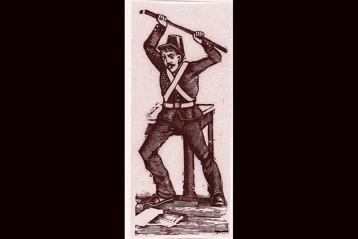 Portada del archivo: Federal soldier, de José Guadalupe Posada